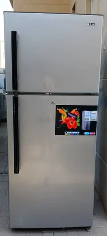 this no frost AKAI refrigerator gray color condition is properly working.