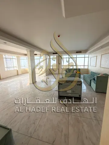 Full sea view | Spacious living room | Maid's room | Balcony | Large kitchen | Central air conditioning | Free maintenance | One month free | Spacious