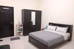 furnished bedroom available from 1st October in shabiya 10 .