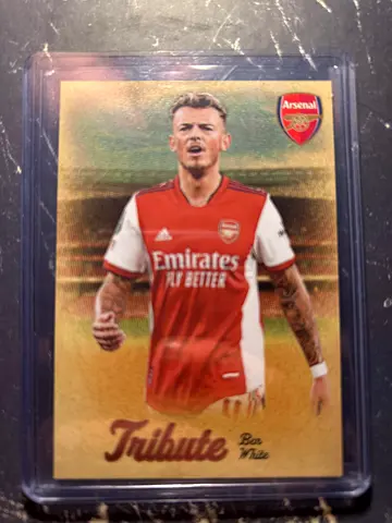 Ben White Futera Arsenal Tribute Gold /25 – Rare