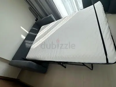 IKEA vimle two seater sofa bed grey color