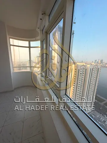 2 Bedroom Apartment for Annual Rent in Al Majaz 3 Family Tower with CCTV Monitoring Prime Location Close to Services AED 50K with One Month Free Payme