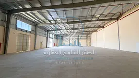 First-Occupancy Warehouse for Rent in Al Saja’a | 11,000 Sq. Ft. | 35 KW