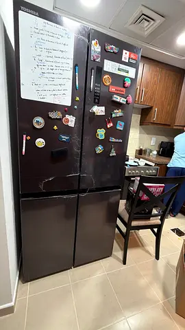 Free delivery Toshiba digital Four Door fridge french style freezer like new condition