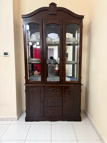 CHINA CABINET SOLID WOOD