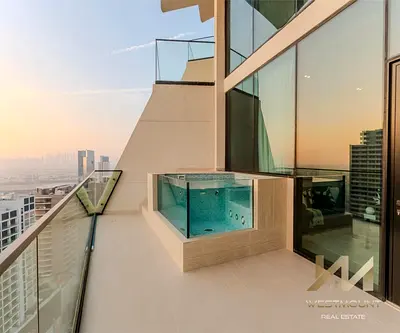 Brand-New | High Floor | 1 Bedroom + Maid | Private Jacuzzi