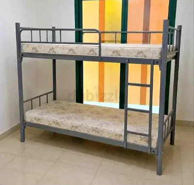 BRAND NEW HEAVY DUTY BUNK BED WITH TOW MATTRESS 90X190 CM