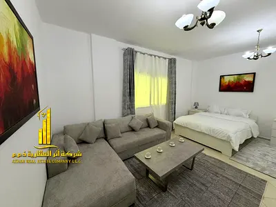 استوديو فاخر ثاني ساكن بمطبخ منفصل مع اطلاله مفتوحه. مفروش بالكامل✨عجمان النعيميه. للإيجار الشهري.الإيجار يشمل الفواتير والإنترنت وموقف