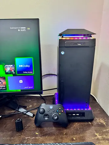 Microsoft Xbox Series X Console with Controller and LED Stand