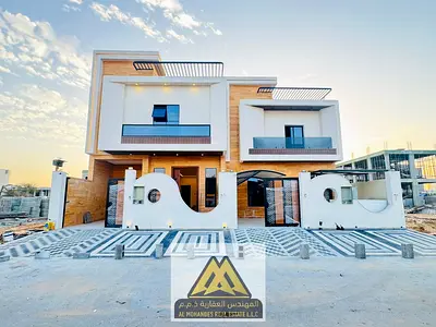 Modern, brand-new villa for annual rent in Al Helio | 4 master bedrooms | 6 bathrooms |