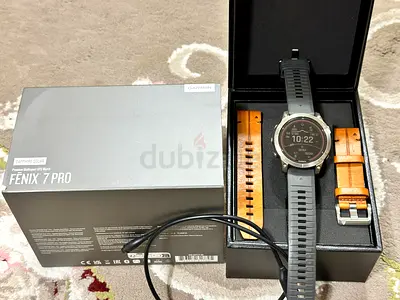 Garmin Fenix 7 Pro Solar [47mm] – Great Condition w/ Extra Band & Box
