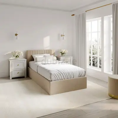 Brand New beige colour 120*200 double size bed