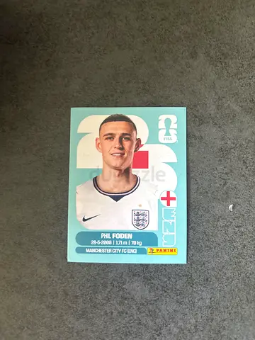 Panini World Cup 2026 Phil Foden Sticker (England)