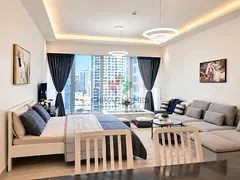 Marina and Sea Views | Designer Furnished Studio | Premium Building