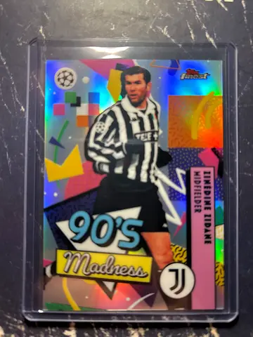 Zinedine Zidane Topps Finest 90’s Madness – Juventus