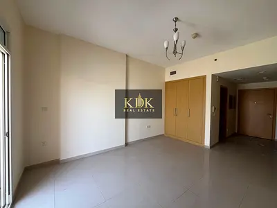Street-View Studio | Balcony | May Residence Tower 3, JVC