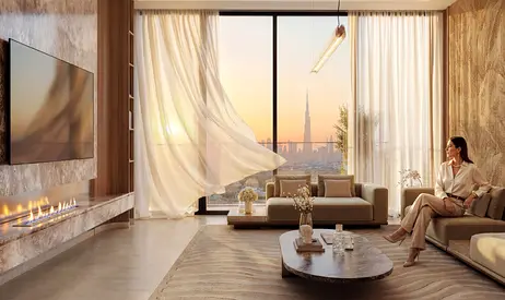 Elevated 1 Bedroom Living | Refined Interiors | Binghatti Luxuria