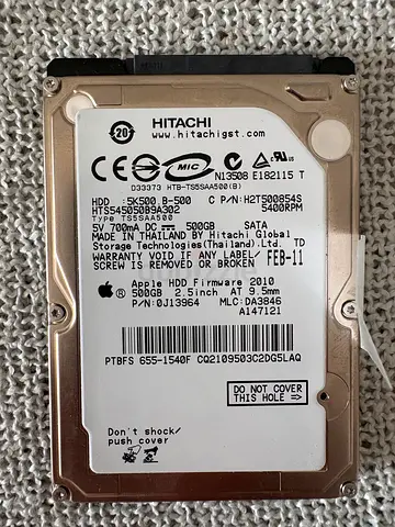HD Hitachi 500Gb HTS545050BA302