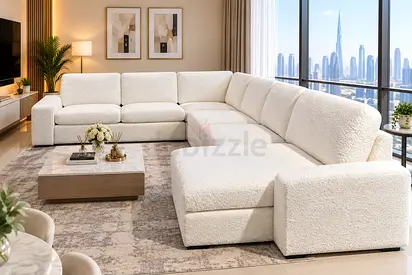 Premium Soft Fabric U-Shape Sofa
Premium soft-fabric U-shape sofa with beautifully cushioned seatin