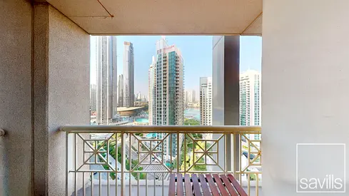 Balcony | Partial Fountain Views | Prime Location