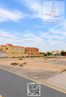 Investment Residential Commercial Plot for Sale in Al Mowaihat 1 Ajman with G+1 Permission Road and 