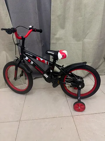 Kids 16-inch Bicycle with Training Wheels - Good Condition