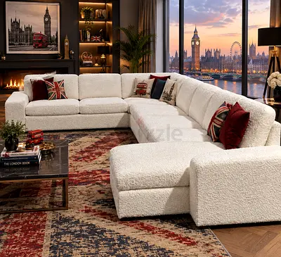 Elegant U-Shape Living Room Sofa

Elegant U-shape sofa featuring a soft fabric finish, spacious seat