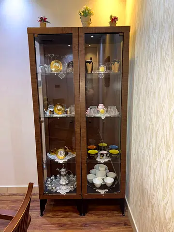 Wooden Glass Display Cabinet / China Cabinet - Good Condition