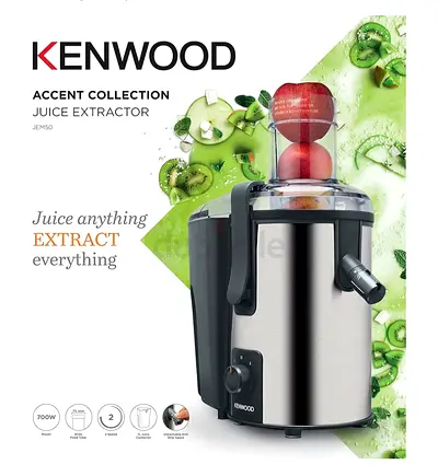 Kenwood Juicer Machine | Juice Extractor | Fresh Fruit & Vegetable Juicer | Kitchen Appliance