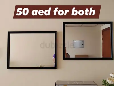 Pair of wall mirrors