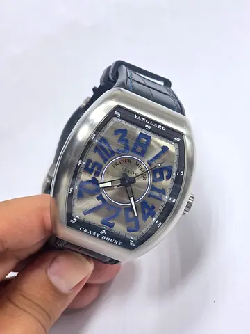 Franck Muller Vanguard Crazy Hours Watch with box & certificate