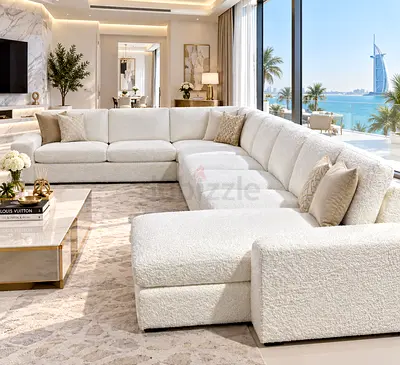 Contemporary U-Shape Sofa

Contemporary U-shape sofa with clean lines, soft cushioning and a beautif