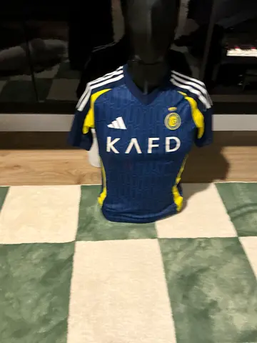 Blue sleeveless KAFD adidas basketball/soccer jersey - size 11/12
