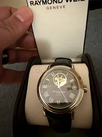 Raymond Weil automatic men's wristwatch with leather strap