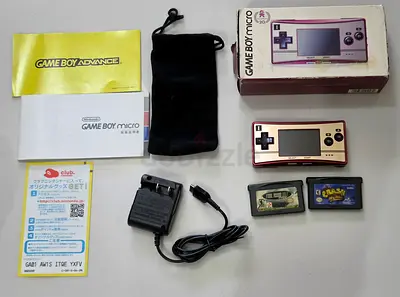 Nintendo Gameboy micro 20th anniversary with two games, working perfectly