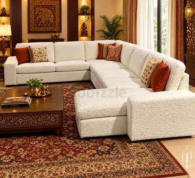 Premium Family U-Shape Sofa

Large family U-shape sofa offering plenty of comfortable seating for ev
