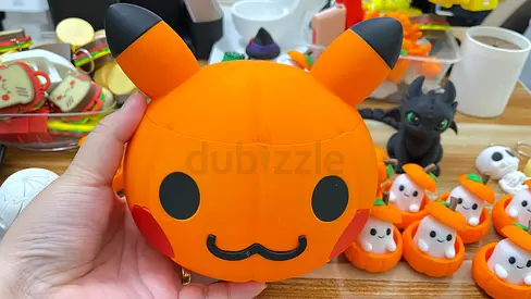 3D Print Pikachu Pumpkin Candy Bowl