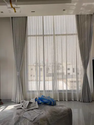 make your space with custom-made curtains just booked today for free-measurement