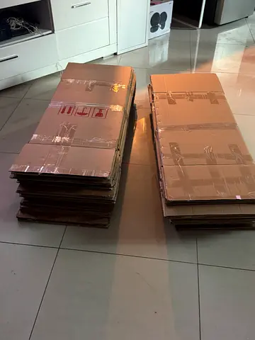 Packaging cartons box’s used ones