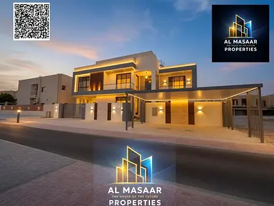 فيلا فاخرة على مساحة أرض 5000 قدم و مساحة بناء 6705 قدم 7 غرف ماستر مع مصعد و كهرباء و ماء و مكيفات جديدة أول ساكن. مساحات واسعة مريحة