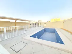 12 cheque payment Brand new 4b villa with pool / barashi sharjah