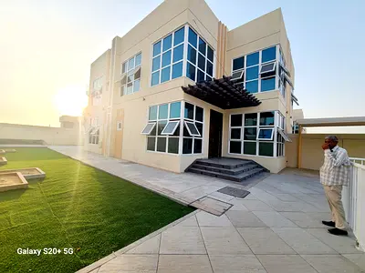 12 cheque payment Brand new 4b villa with pool / barashi sharjah