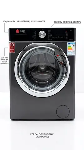 10kg Front Load Washing Machine - Inverter Motor, Like New