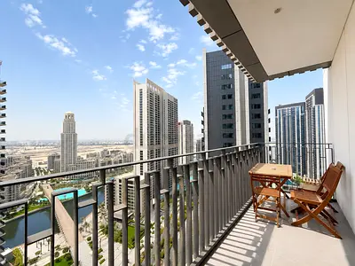 3BR Creek Gate | 23rd Floor View | 2 Parking | Direct Owner - No Fee