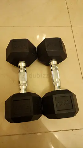 Dumbbell Pair 7.5kg - Hex