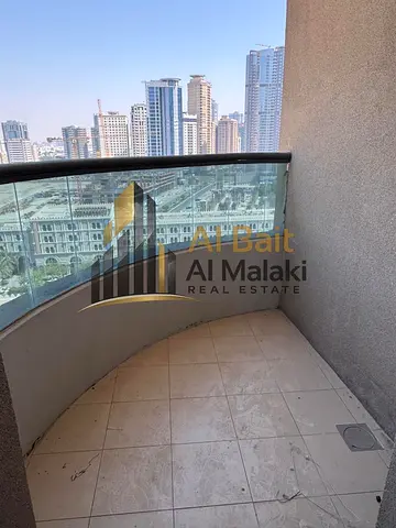 Annual Rental in Al Qasba: Spacious 2 Master Bedroom Apartment with 3 Bathrooms, Free Central AC, P