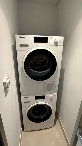 Miele 8 Kg W1 Front Load Washing Machine + 8 Kg T1 Heat Pump Dryer