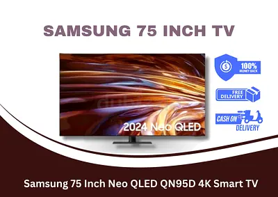 Samsung 75 Inch Neo QLED QN95D 4K Smart TV - Brand New - Warranty - Free Delivery All Over UAE