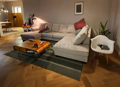 The one Kingston U shape Sofa Beige