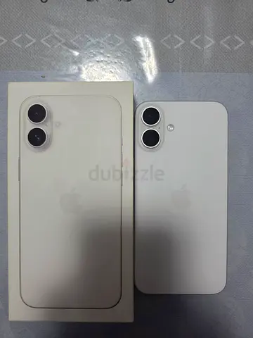 Apple iPhone 16 plus (White) with original box - Good condition